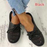 Women's Flip-flops 2023 Summer Shoes for Women Sandals Fashion Hollow Out Breathable Beach Shoes Lace-up Ladies Slippers Sandals LANFUBEISI