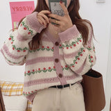 teacher outfits Autumn New Korean Style Internet Celebrity Retro Thin Sweater Women's Autumn and Winter Loose Lazy Style Knitted Cardigan Coat