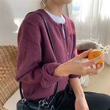 Cashmere Sweater Cardigan Women Single Breasted Long Sleeve Elegant Vintage Jumper Solid Wool Knitted Autumn Winter Outwear X452 LANFUBEISI