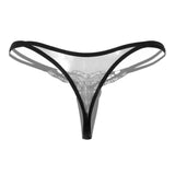 Butterfly with Pearls Tangas Women Sexy G String Sexy Underwear Thongs Ladies Lace Lingerie Sexy Transparent Panties LANFUBEISI