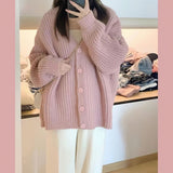 fall outfits women Autumn and Winter Small Wear Creamy-white Lazy Style Sweater Wide Leg Pants High-Grade Three-Piece Suit