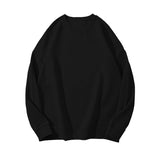 y2k outfits Solid Color Fleece-lined Sweater Women's Autumn and Winter Korean Style Loose Casual Top T-shirt Female Student Couple Coat Bottoming Shirt