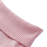 dream clothes Autumn and Winter Gentle Style Pink off-Shoulder Sweater Atmosphere Sweater Top Women's Elegant Slim Fit