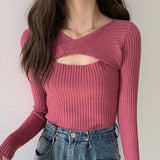 LANFUBEISI Women Cashmere Warm Basic Sweater Female Long Sleeve Knitted Streetwear Jumpers Solid Pullovers For Women Autumn Winter