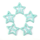 10Pcs BB Hair Clips Silver Star Y2K  Women Grils Cute Metal Star Hair Clips Side Barrettes Hair Grip Hair Accessories Headwear LANFUBEISI