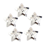 10Pcs BB Hair Clips Silver Star Y2K  Women Grils Cute Metal Star Hair Clips Side Barrettes Hair Grip Hair Accessories Headwear LANFUBEISI