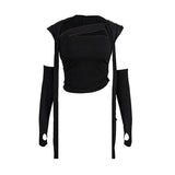 NEW Summer Sexy Goddess Cosplay Dress Aesthetics Dune For Woman Hooded Fancy Role Play Halloween Costumes Gothic Style LANFUBEISI