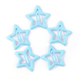 10Pcs BB Hair Clips Silver Star Y2K  Women Grils Cute Metal Star Hair Clips Side Barrettes Hair Grip Hair Accessories Headwear LANFUBEISI