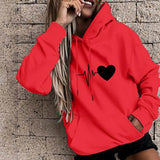 Women's Y2k Casual Hoodies Autumn Winter New Tricolor Colorblock Letter Print Round Neck Long Sleeve Femininas Pullover Sweater LANFUBEISI