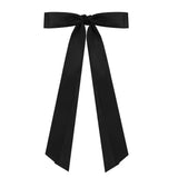 1pcs Sweet Long Hair Bow Clips Ribbon Tassel Bowknot Hiar Clips For Girls Chidlren Boutique Barrettes Hair Accessories LANFUBEISI