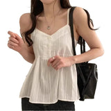 Women V Neck Lace Sleeveless Tank Tops Ladies Casual Loose Shirt Vest Tee Blouse Clothing LANFUBEISI