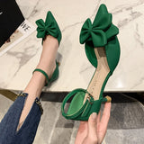 LANFUBEISI Shoes Woman Elegant Party Sandals Stripper Shoes High Heels Luxury Woman Sexy High Heels Shoes Stiletto Butterfly Heels LANFUBEISI