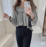 roupas feminina blusas para mujer Women Elegant Blouse Shirt Blusa Vintage Long Sleeve Tops Female Spring Fall Clothing LANFUBEISI