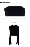 LANFUBEISI New cashmere knit vest female loose fashion sleeve round neck sleeveless sweater short paragraph  ATTYYWS vest Soft and warm LANFUBEISI