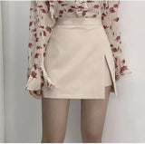 LANFUBEISI 4 Colors Skirt Women Summer Short Skirts Mini High Waist Girl Solid Vintage Skrits Pleated Sexy A Line S-Xl  Harajuku Skirt Y2k LANFUBEISI