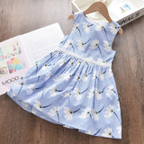 LANFUBEISI Baby Girl Clothes  Toddler Dresses 2022 Summer Style Children Floral Pattern Costume Girl Clothes Kids Dress For Girls Casual Dresses LANFUBEISI