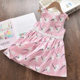 LANFUBEISI Baby Girl Clothes  Toddler Dresses 2022 Summer Style Children Floral Pattern Costume Girl Clothes Kids Dress For Girls Casual Dresses LANFUBEISI