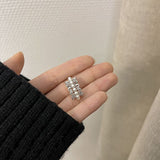 MENGJIQIAO Fashion Design Korean Delicate Zircon Butterfly Clip Earrings Women Elegant Pearl No Piercing Cartilage Ear Jewelry LANFUBEISI