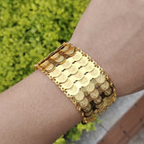 LANFUBEISI  Gold Color Coins Bangles&Bracelets For Women Men Money Coin Bracelet Islamic Muslim Arab Middle Eastern Jewelry African Gifts LANFUBEISI