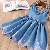 LANFUBEISI Baby Girl Clothes  Toddler Dresses 2022 Summer Style Children Floral Pattern Costume Girl Clothes Kids Dress For Girls Casual Dresses LANFUBEISI