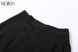 LANFUBEISI Autumn Fashion Casual High Waist Zipper Office Lady Suit Pants 2021 New Simple Acitvewear Streetwear Trousers Women LANFUBEISI