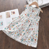 LANFUBEISI Baby Girl Clothes Menoea 2022 Princess Denim Dresses for Baby Girl Clothing New Summer Toddler Pearl Lace Patchwork Princess Dress for Kids 2-7Y LANFUBEISI