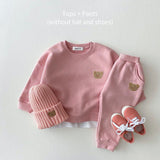 Fashion Toddler Baby Boys Girl Fall Clothes Sets Baby Girl Clothing Set Kids Sports Bear Sweatshirt Pants 2Pcs Suits Outfits LANFUBEISI