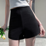 Girls Fashion Casual Kawaii Sexy Black High Waisted Booty Shorts for Women Clothes Female Woman OL Summer Outerwear Ladies Pants LANFUBEISI