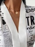 LANFUBEISI Women Summer Fashion Female Top Nespaper Print V neck Long Sleevless Casual Blouse Tops LANFUBEISI