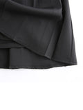 Preppy Style Casual Letter Embroidered 90s Pleated Skirt Korean Streetwear Fashion High Waist Mini Skirt For Women LANFUBEISI