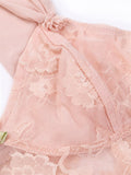 Lace Pink Y2K Aesthetic 90s Sleeveless Crop Top Women Bow Frill Ruffles Cami Tops Tees Ladies Embroidery Streetwear Summer LANFUBEISI