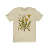 sunfiz HJN Dandelion Vintage Botanical Tshirt, Hiking TShirt, Botanical Print Shirt, Dandelion Shirt, Vintage Tee Lanfubeisi