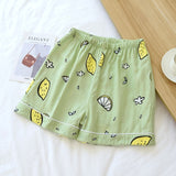 LANFUBEISI  2022 Pyjamas Women 100% Cotton Short Sleeves Ladies Pajama Sets Shorts Cute Cartoon Print Japanese Simple Sleepwear Homewear Pijamas Lanfubeisi