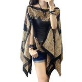 Summer Woman Chiffon Fabala Flower Shawl Loose Cover Ups Long Sleeve Shirts Thin Plus Size Scarf Blouses Sun Protection Shawl Lanfubeisi