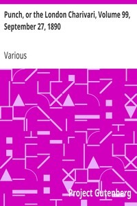 Punch, or the London Charivari, Volume 99, September 27, 1890 book cover