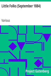 Little Folks (September 1884): A Magazine for the Young book cover