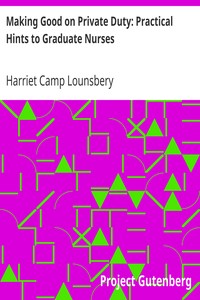 Making Good on Private Duty: Practical Hints to Graduate Nurses book cover